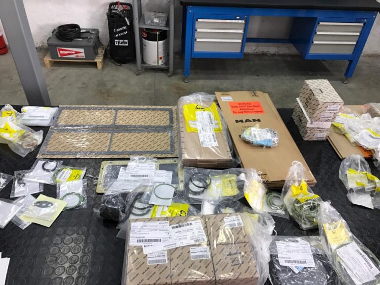 MAN seals, gaskets and maintenance parts